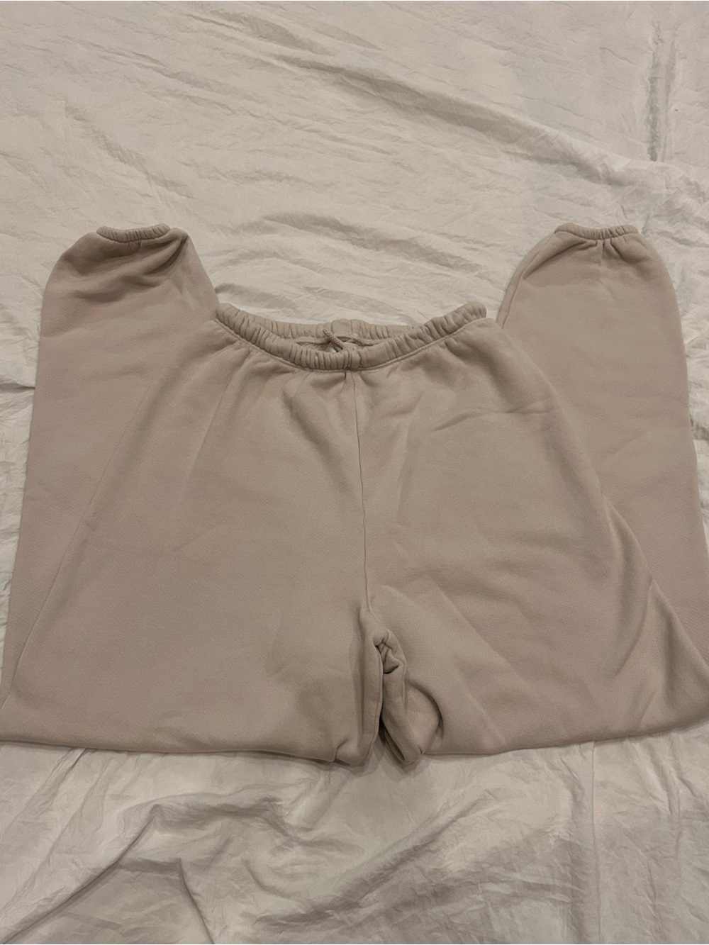 Joah Brown Oversized Jogger Sweatpants in SAHARA